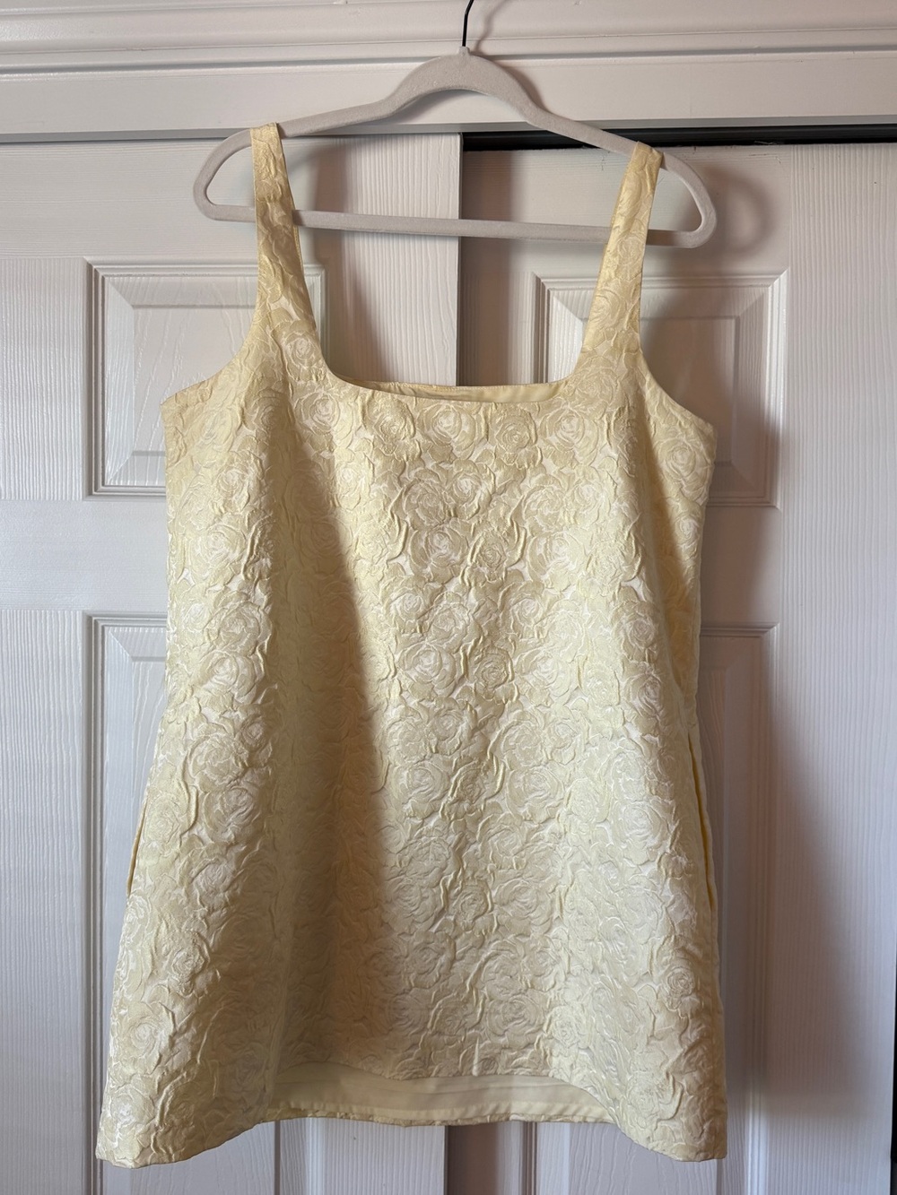Amanda Uprichard Rinaldi Mini Dress in Cornsilk - Picture 4 of 6